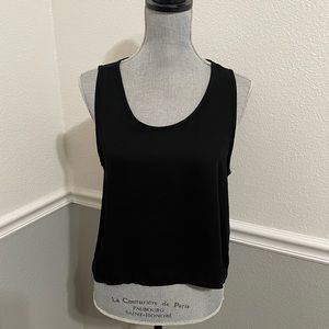 Lush loose fit cropped tank top